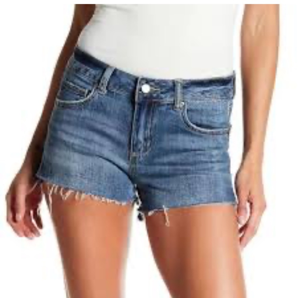 JOES JEANS Frayed Blue Denim Shorts Size 29